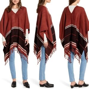 TREASURE & Bond Fringe Poncho OS